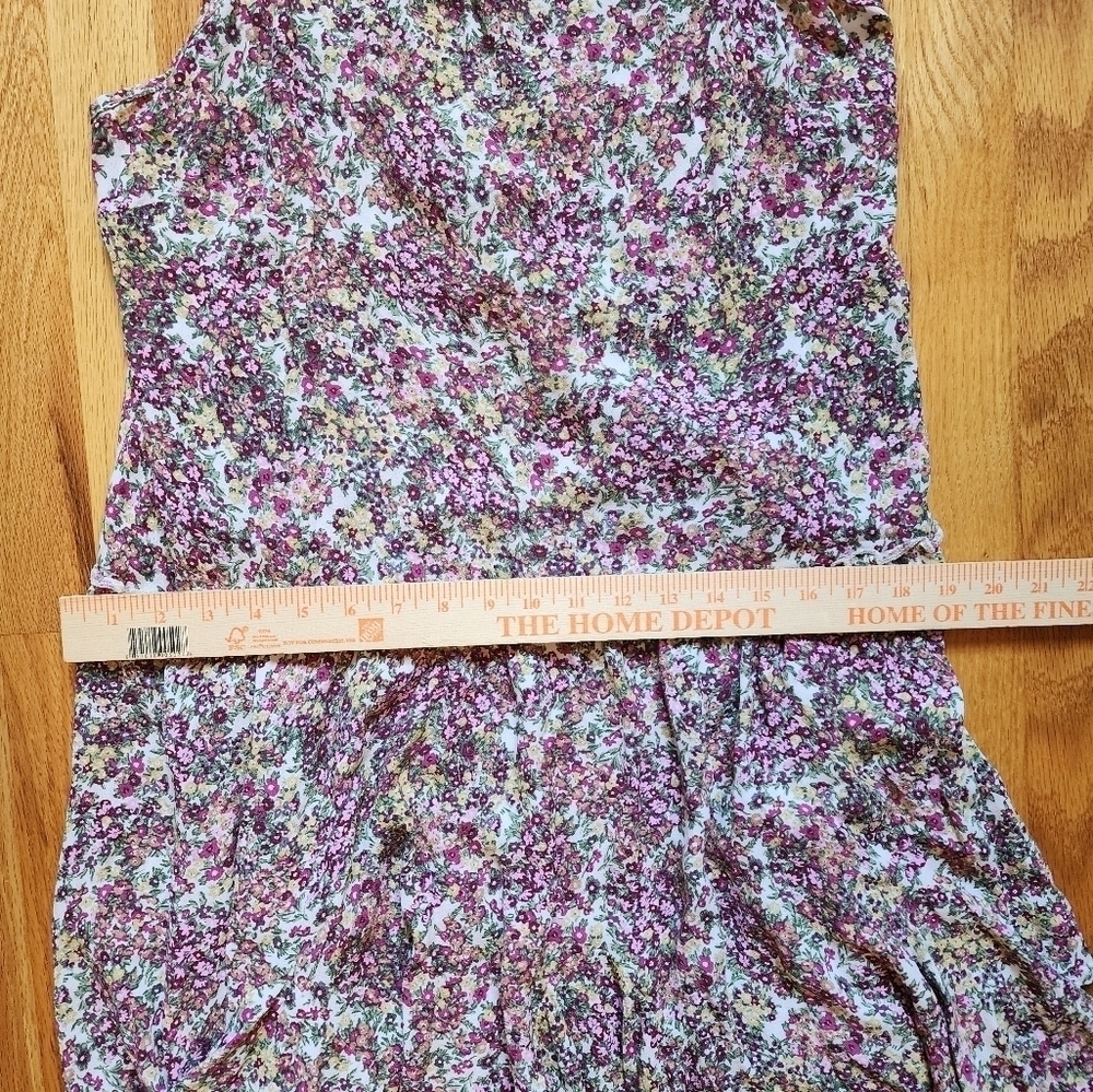 Wild fable romantic berry floral print swing trapeze dress size xxl - Picture 9 of 9